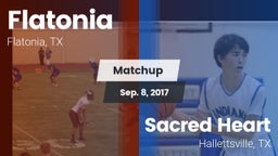 Matchup: Flatonia vs. Sacred Heart  2017