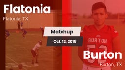 Matchup: Flatonia vs. Burton  2018