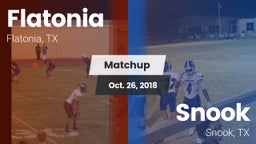 Matchup: Flatonia vs. Snook  2018