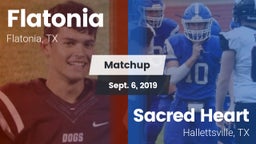 Matchup: Flatonia vs. Sacred Heart  2019