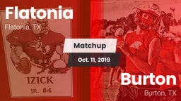 Matchup: Flatonia vs. Burton  2019