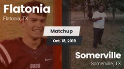 Matchup: Flatonia vs. Somerville  2019
