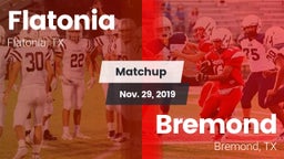 Matchup: Flatonia vs. Bremond  2019