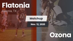 Matchup: Flatonia vs. Ozona 2020