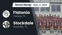 Recap: Flatonia  vs. Stockdale  2020