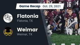 Recap: Flatonia  vs. Weimar  2021
