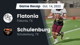 Recap: Flatonia  vs. Schulenburg  2022