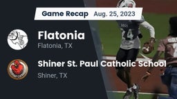 Recap: Flatonia  vs. Shiner St. Paul Catholic School 2023