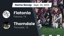 Recap: Flatonia  vs. Thorndale  2023