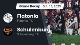 Recap: Flatonia  vs. Schulenburg  2023