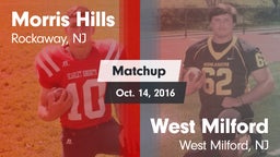 Matchup: Morris Hills vs. West Milford  2016