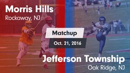 Matchup: Morris Hills vs. Jefferson Township  2016