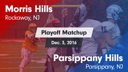 Matchup: Morris Hills vs. Parsippany Hills  2016