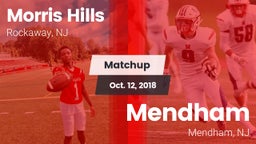 Matchup: Morris Hills vs. Mendham  2018