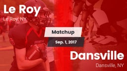 Matchup: Le Roy vs. Dansville  2017