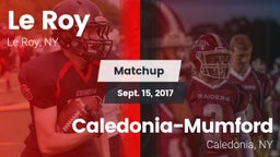 Matchup: Le Roy vs. Caledonia-Mumford 2017