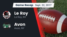 Recap: Le Roy  vs. Avon  2017