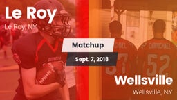 Matchup: Le Roy vs. Wellsville  2018