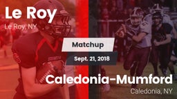 Matchup: Le Roy vs. Caledonia-Mumford 2018