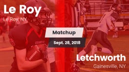 Matchup: Le Roy vs. Letchworth  2018