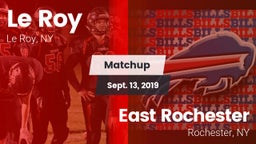 Matchup: Le Roy vs. East Rochester 2019