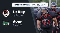 Recap: Le Roy  vs. Avon  2019