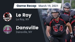 Recap: Le Roy  vs. Dansville  2021