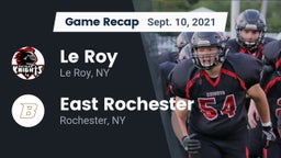 Recap: Le Roy  vs. East Rochester 2021