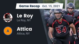 Recap: Le Roy  vs. Attica  2021