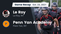 Recap: Le Roy  vs. Penn Yan Academy  2021