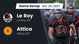 Recap: Le Roy  vs. Attica  2021