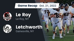 Recap: Le Roy  vs. Letchworth  2022