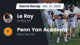 Recap: Le Roy  vs. Penn Yan Academy  2023