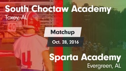 Matchup: South Choctaw Academ vs. Sparta Academy  2016