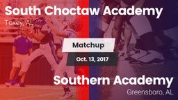 Matchup: South Choctaw Academ vs. Southern Academy  2017