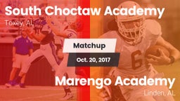Matchup: South Choctaw Academ vs. Marengo Academy  2017