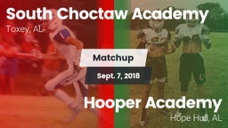 Matchup: South Choctaw Academ vs. Hooper Academy  2018