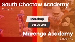Matchup: South Choctaw Academ vs. Marengo Academy  2018