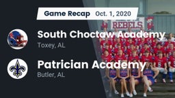 Recap: South Choctaw Academy  vs. Patrician Academy  2020
