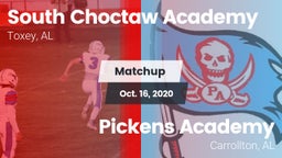 Matchup: South Choctaw Academ vs. Pickens Academy  2020