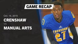 Recap: Crenshaw  vs. MANUAL ARTS 2015