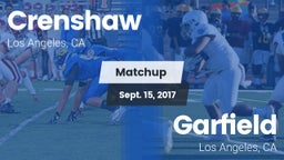 Matchup: Crenshaw vs. Garfield  2017