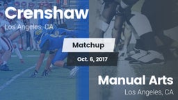 Matchup: Crenshaw vs. Manual Arts 2017