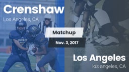 Matchup: Crenshaw vs. Los Angeles  2017