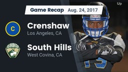 Recap: Crenshaw  vs. South Hills  2017