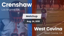 Matchup: Crenshaw vs. West Covina  2018