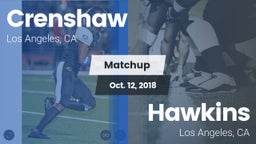 Matchup: Crenshaw vs. Hawkins  2018