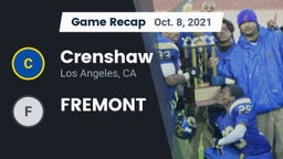 Recap: Crenshaw  vs. FREMONT 2021