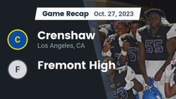 Recap: Crenshaw  vs. Fremont High 2023