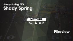 Matchup: Shady Spring vs. Pikeview 2016